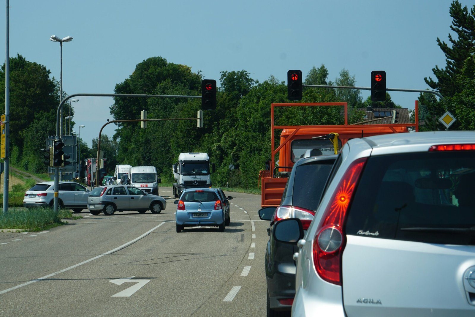 cars on road during daytime